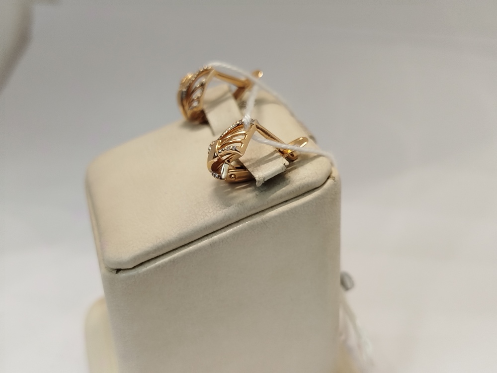 СЕРЬГИ С КАМНЯМИ (Au 585)