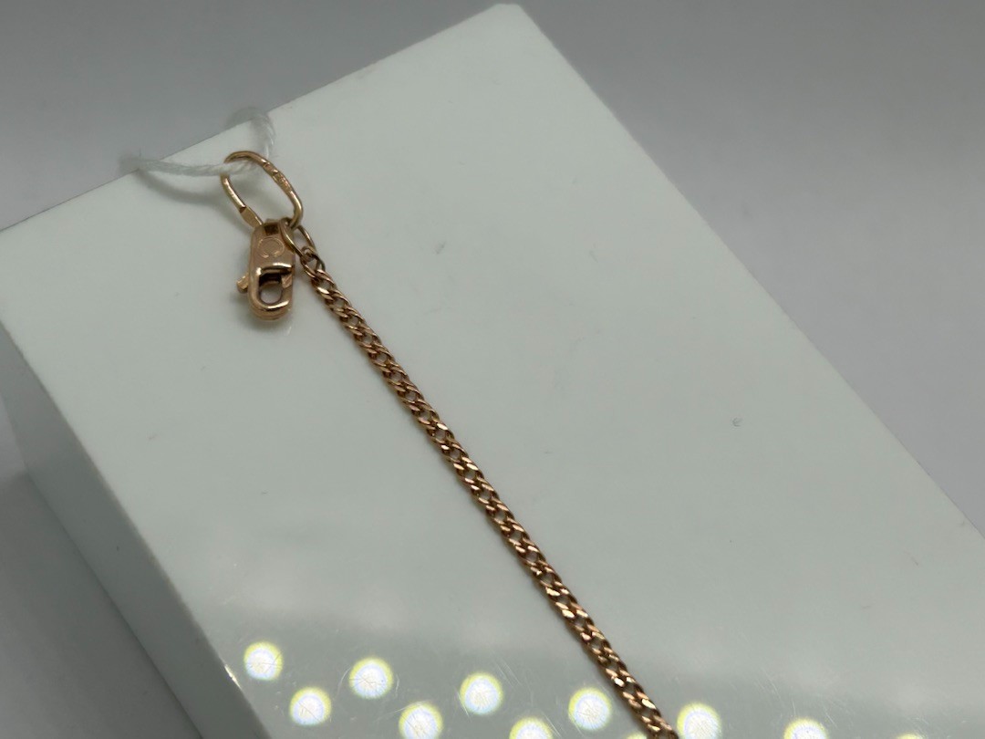 БРАСЛЕТ ПОЛНОВЕСНЫЙ Ромб двойной Au 375