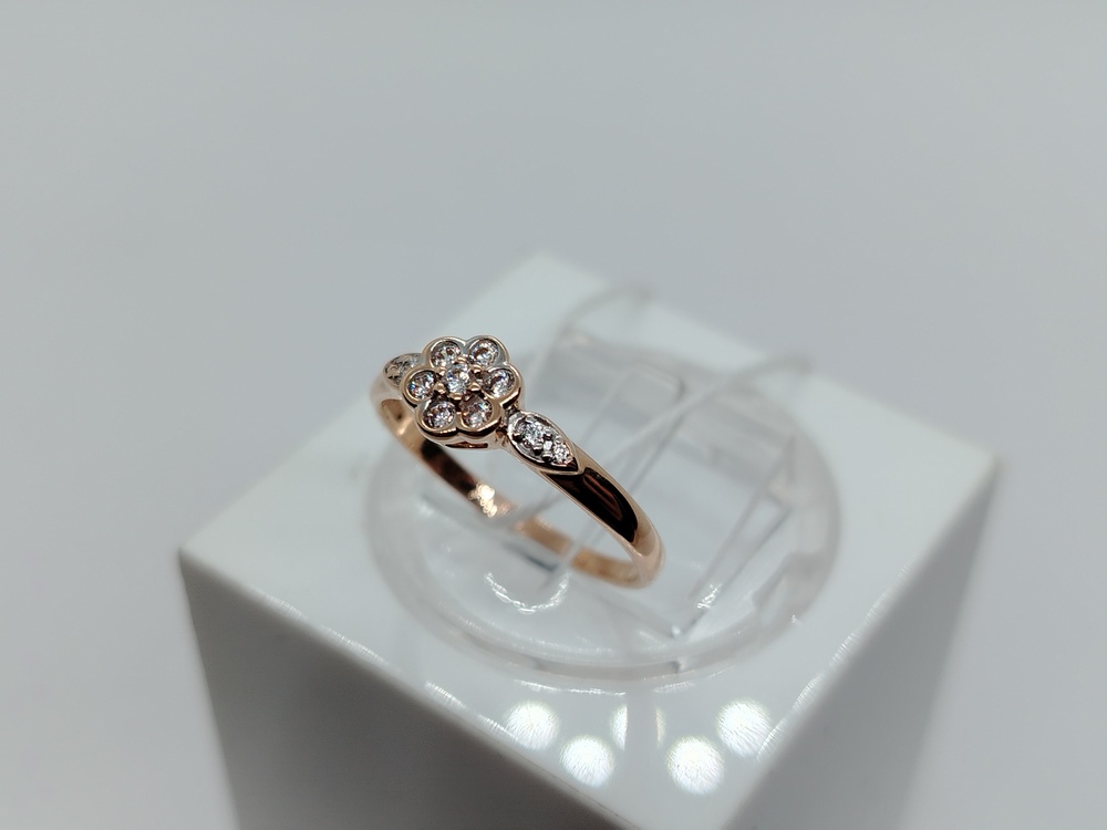 КОЛКМИ585 КОЛЬЦО С КАМНЯМИ (Au 585)