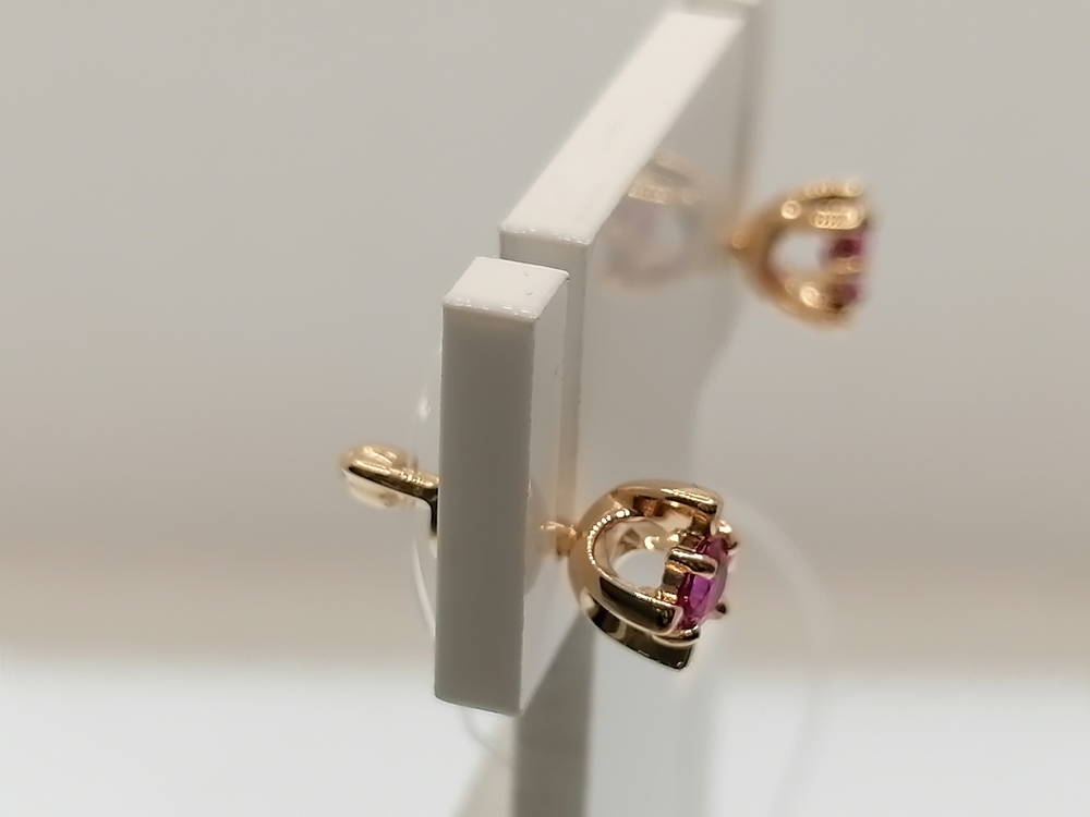 СЕРЬГИ РУБИН (Au 585)