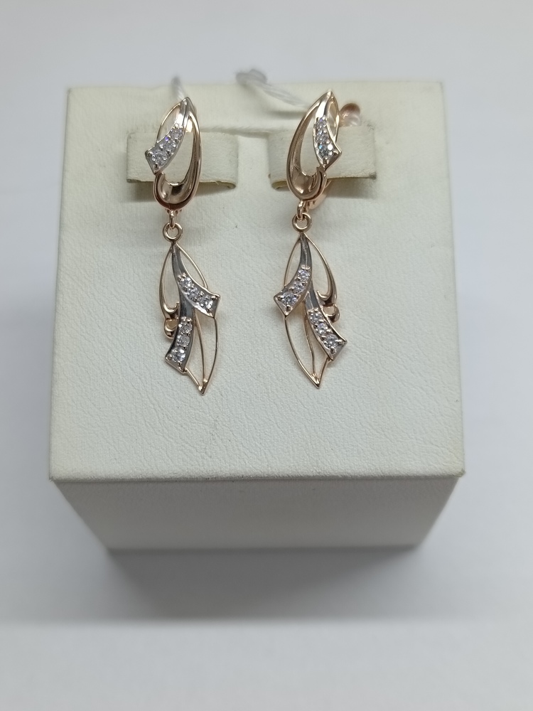 СЕРЬГИ С КАМНЯМИ (Au 585)