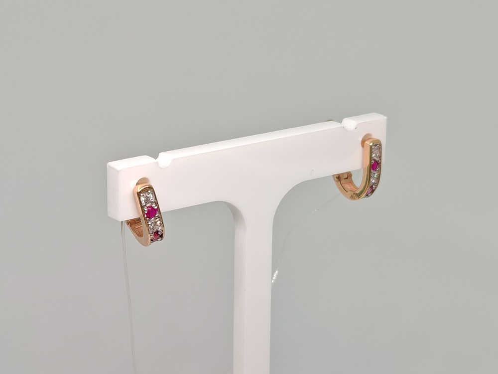 СЕРЬГИ С КАМНЯМИ (Au 585)