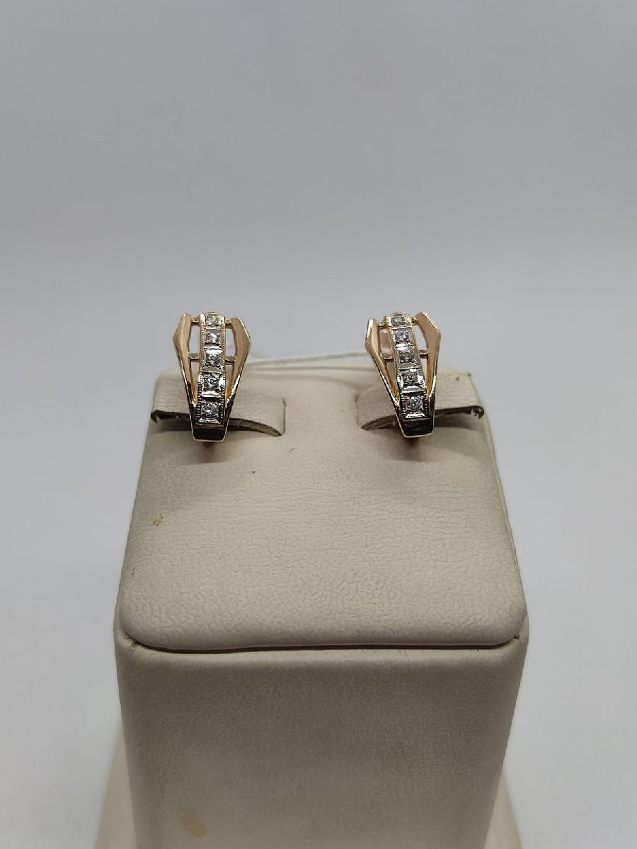 СЕРЬГИ С КАМНЯМИ (Au 585)