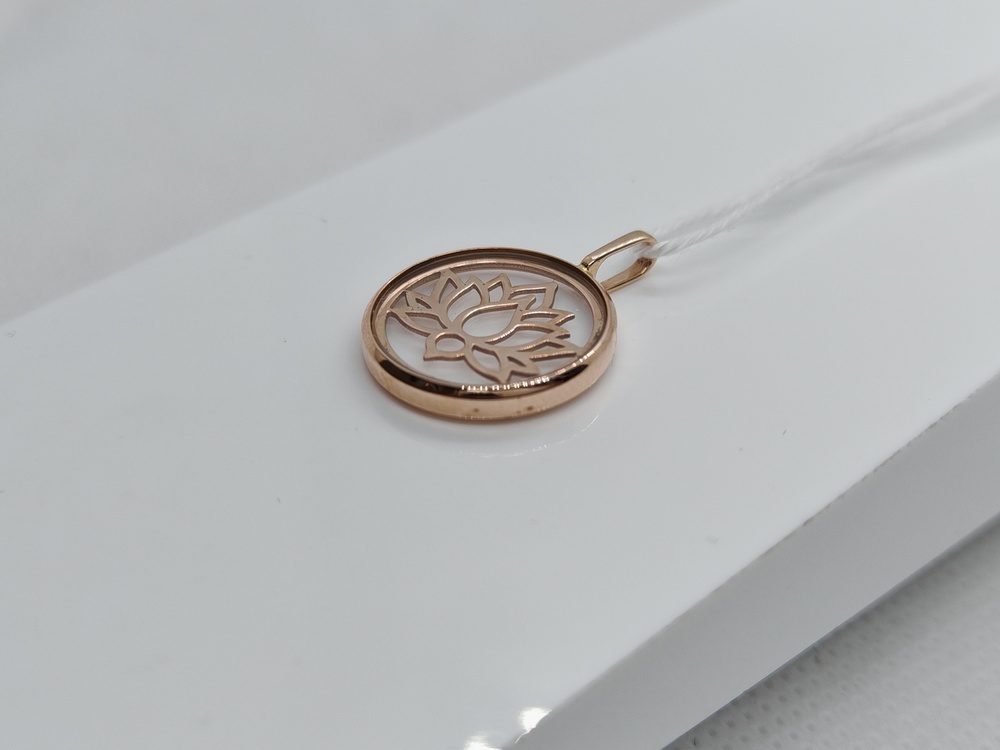 ПОДКМ585 ПОДВЕСКА С КАМНЕМ (Au 585)