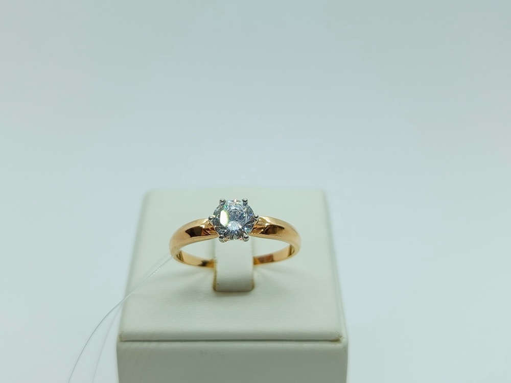 КОЛЬЦО С КАМНЕМ (Au 585)