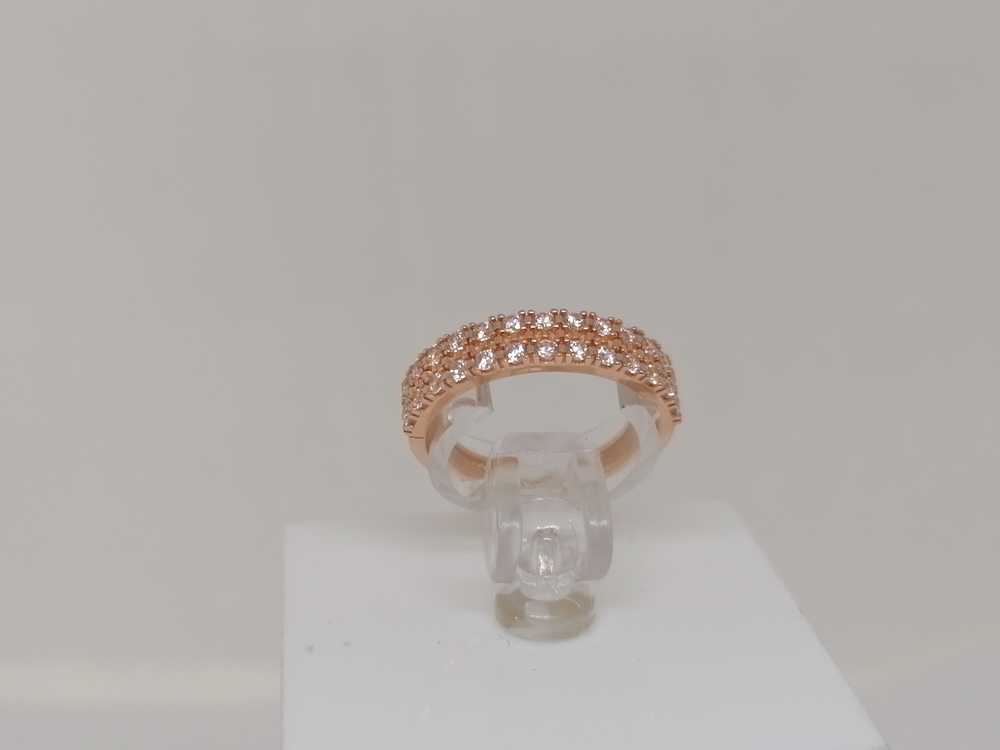 КОЛЬЦО С КАМНЯМИ (Au 585)