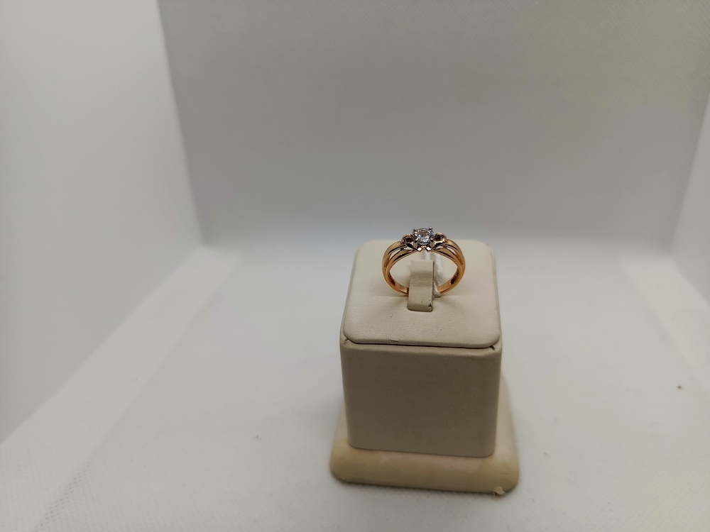 КОЛКМИ585 КОЛЬЦО С КАМНЯМИ (Au 585)