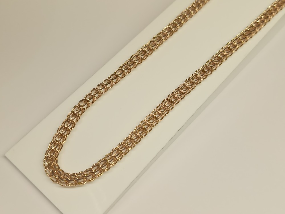 ЦЛИТ585 ЦЕПЬ ПОЛНОВЕСНАЯ Итальянка (Au 585)