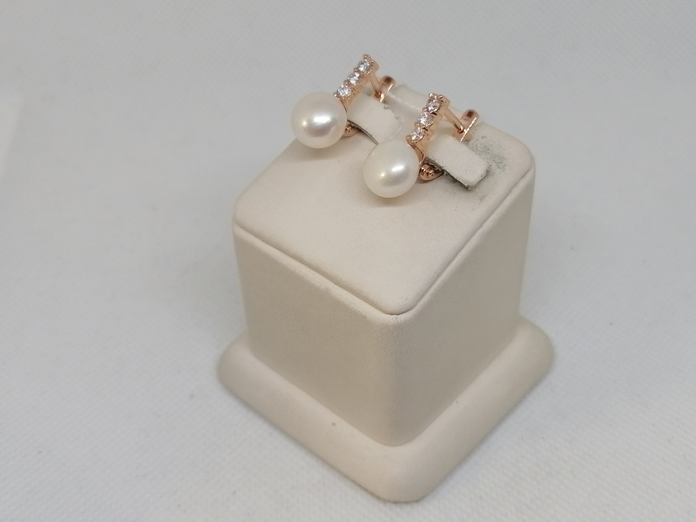 СЕРЬГИ С КАМНЯМИ (Au 585)