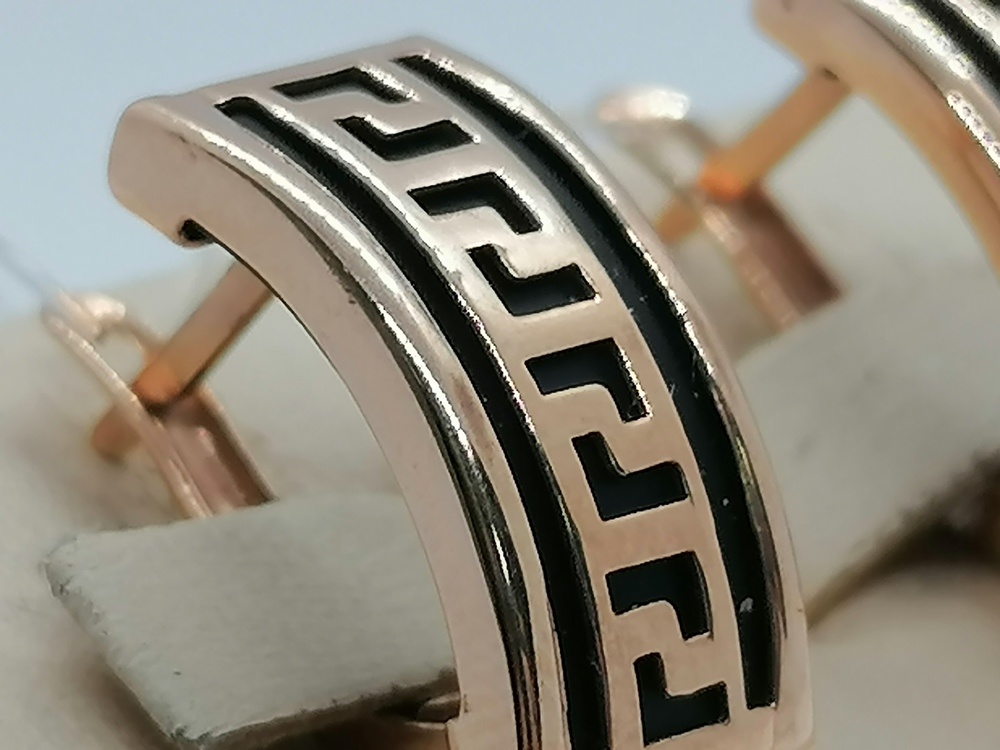 СЕРЬГИ КАУЧУК (Au 585)