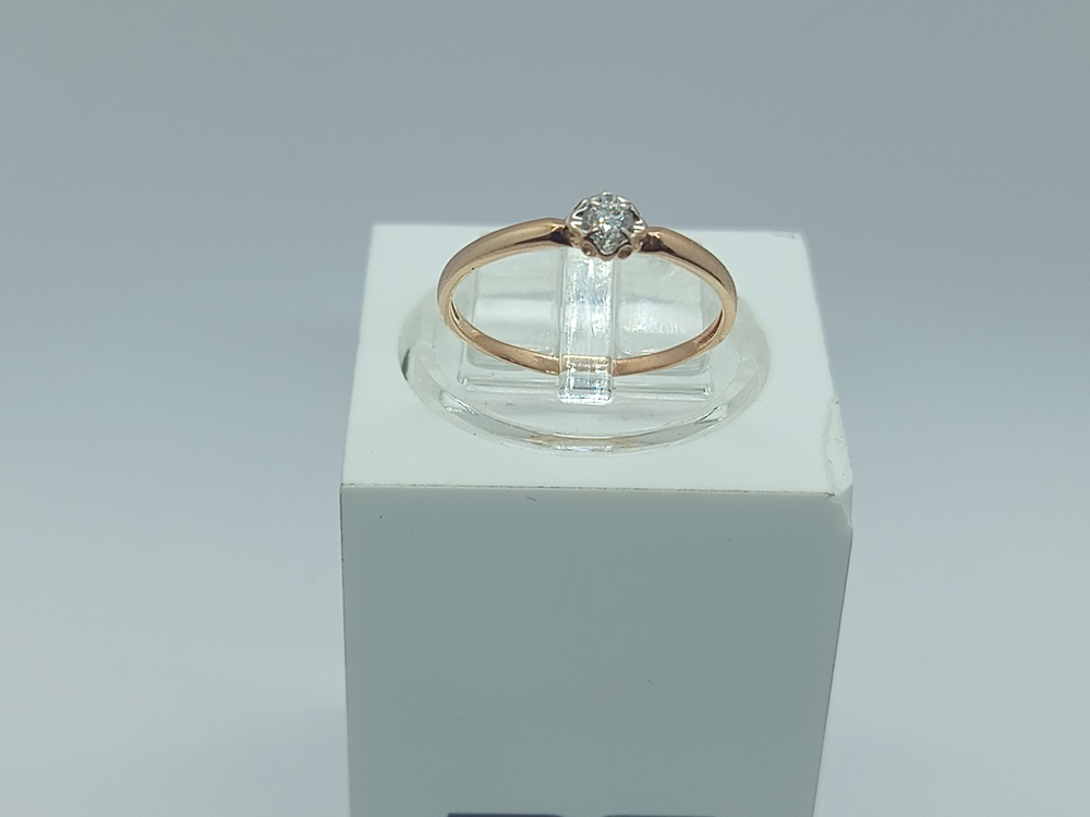 КОЛЬЦО БРИЛЛИАНТ Au 585