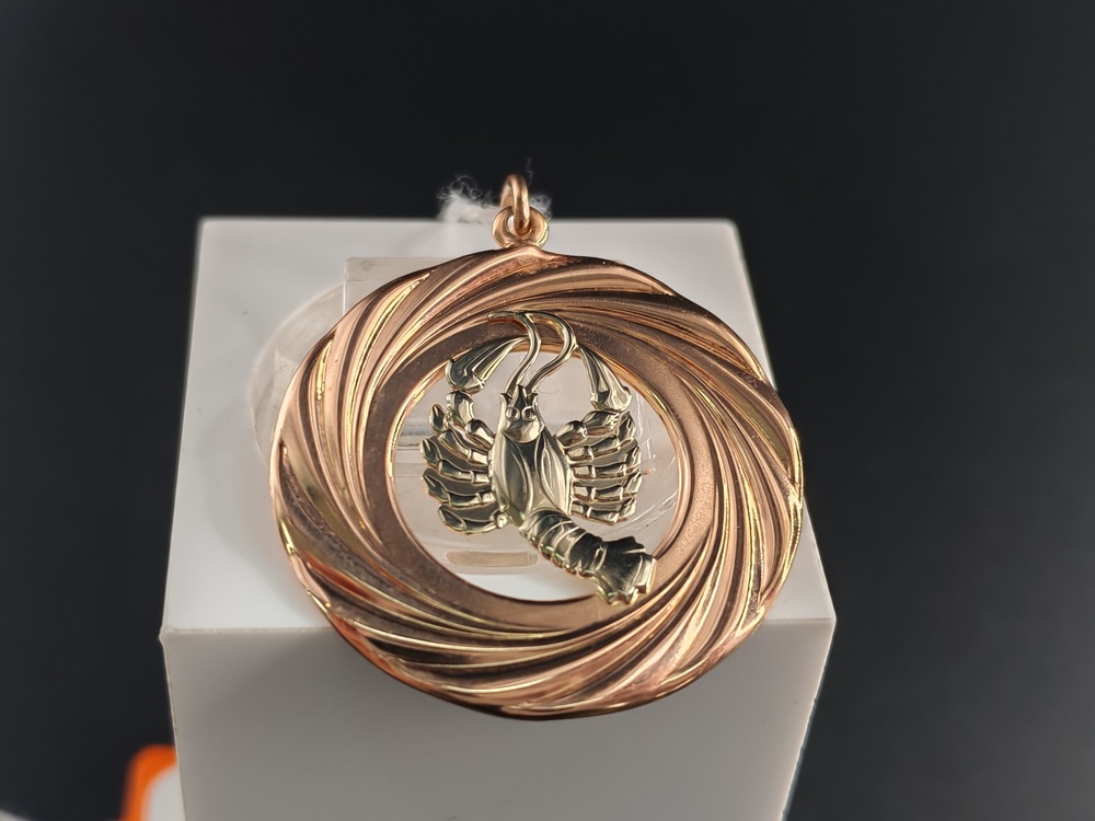 ПОДВЕСКА ЗНАК ЗОДИАКА РАК Au 585