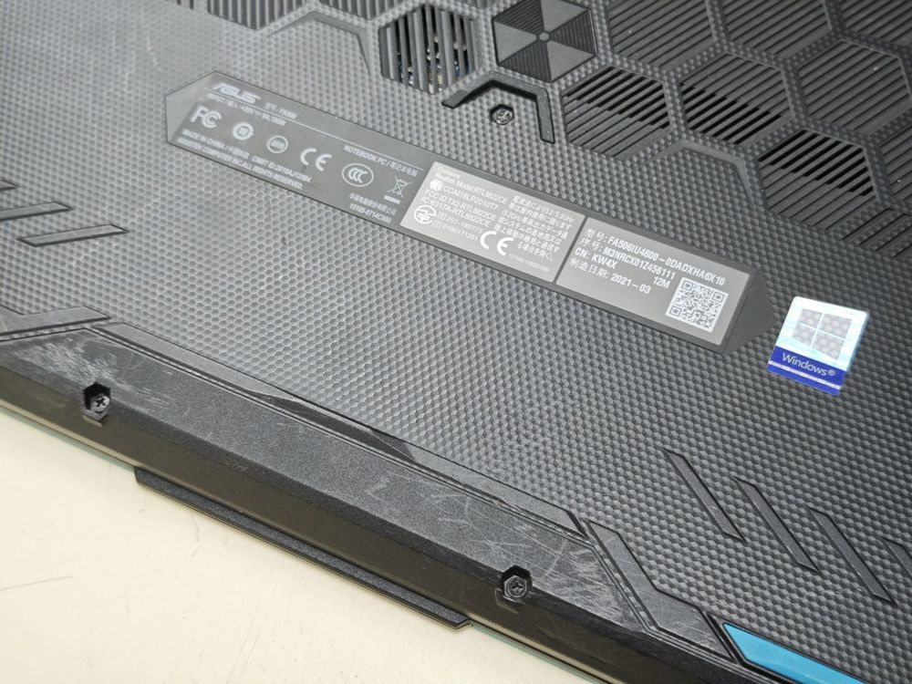 Ноутбук ASUS; Ryzen 5 4600H, GeForce GTX 1660 Ti, 24 Гб, 500 Гб, Нет