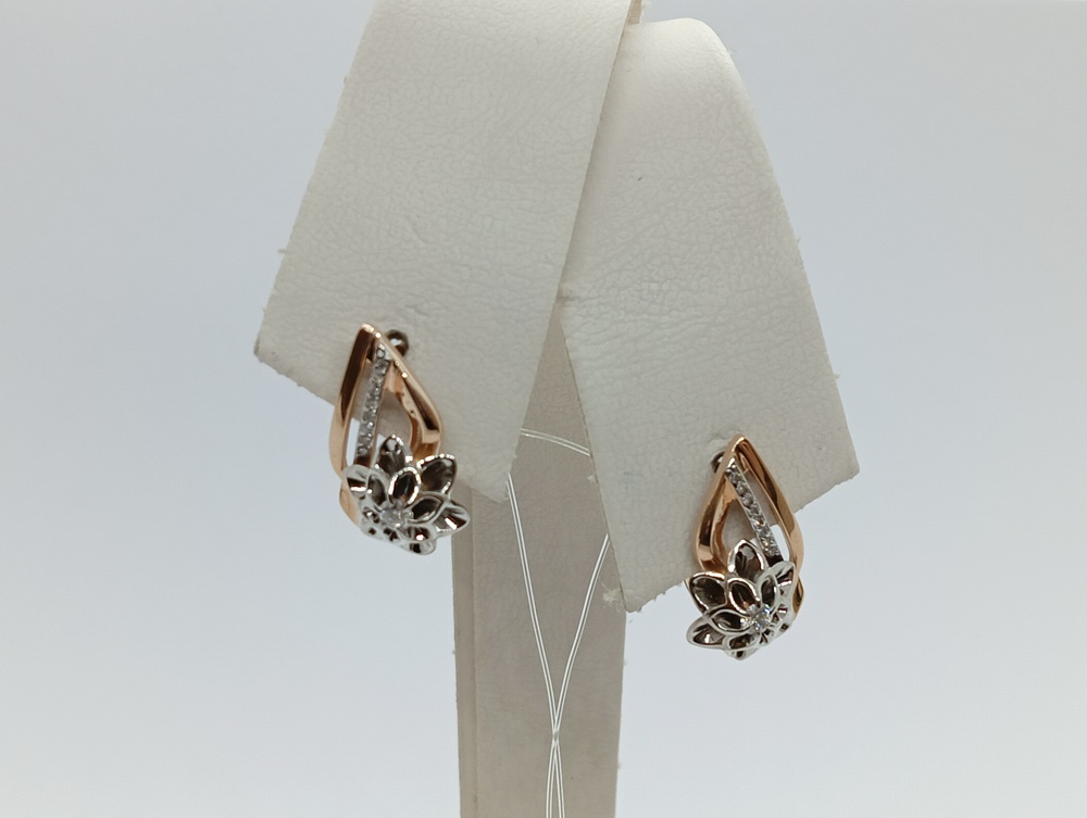 СЕРЬГИ БРИЛЛИАНТ (Au 585)