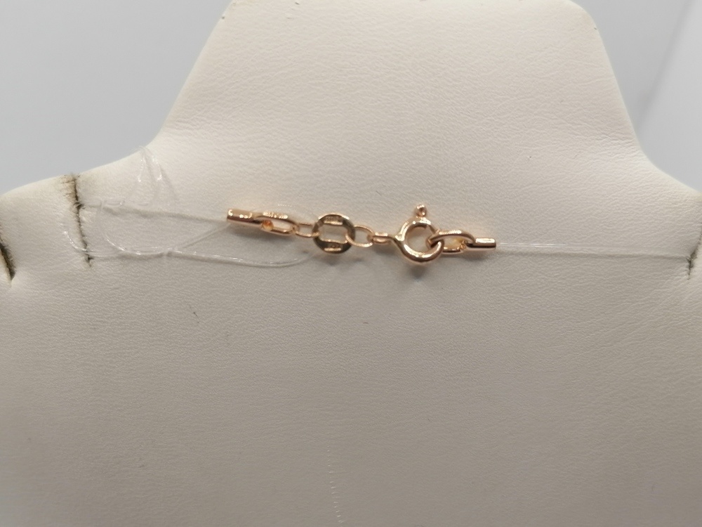 КОЛЬЕ НА ЛЕСКЕ с камнем (Au 585)