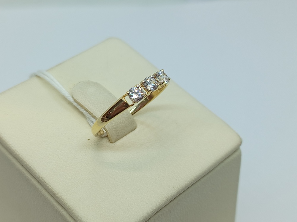 КОЛКМИ585 КОЛЬЦО С КАМНЯМИ (Au 585)
