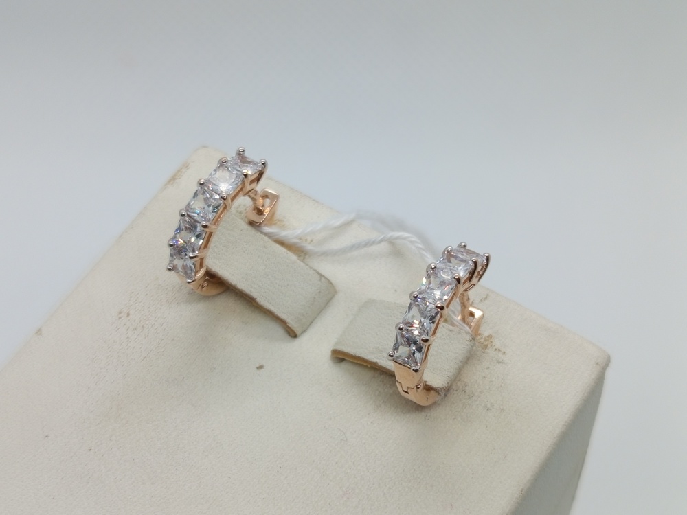 СЕРЬГИ С КАМНЯМИ (Au 585)