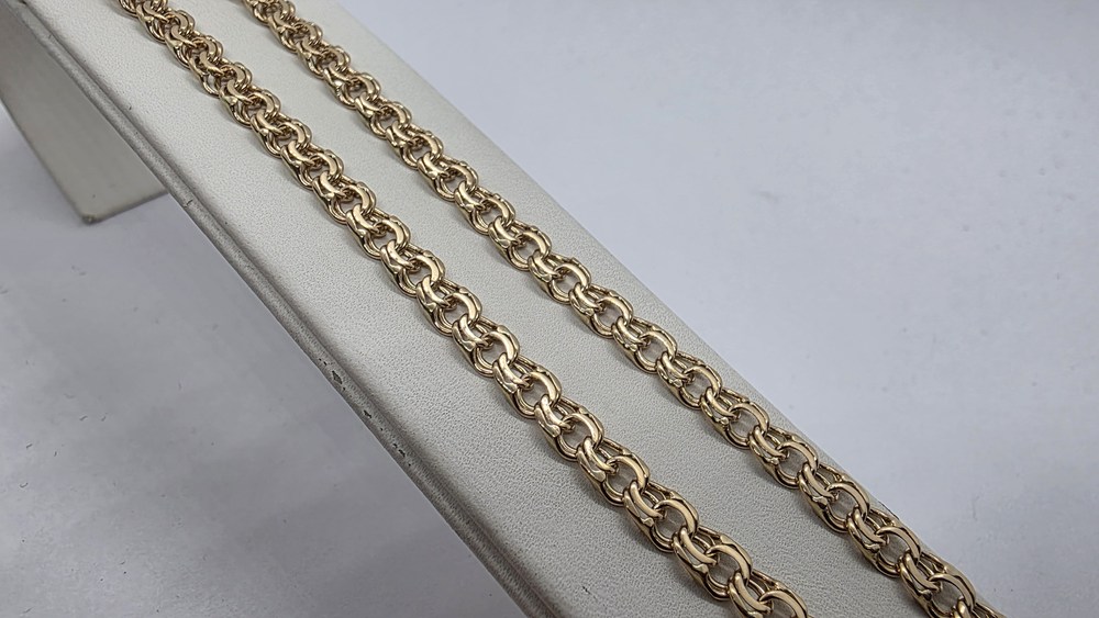 ЦЕПЬ ПОЛНОВЕСНАЯ Бисмарк (Au 585)