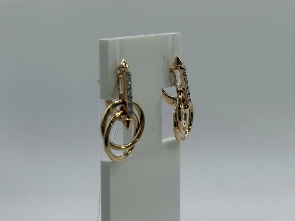 СЕРЬГИ С КАМНЯМИ (Au 585)