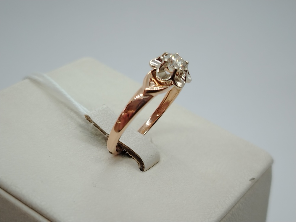 КОЛЬЦО БРИЛЛИАНТ Au 585