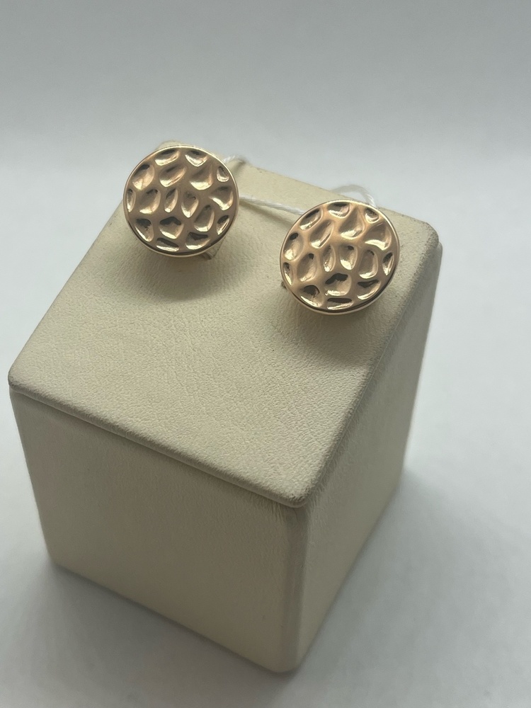 СБКМ585 СЕРЬГИ БЕЗ КАМНЯ (Au 585)