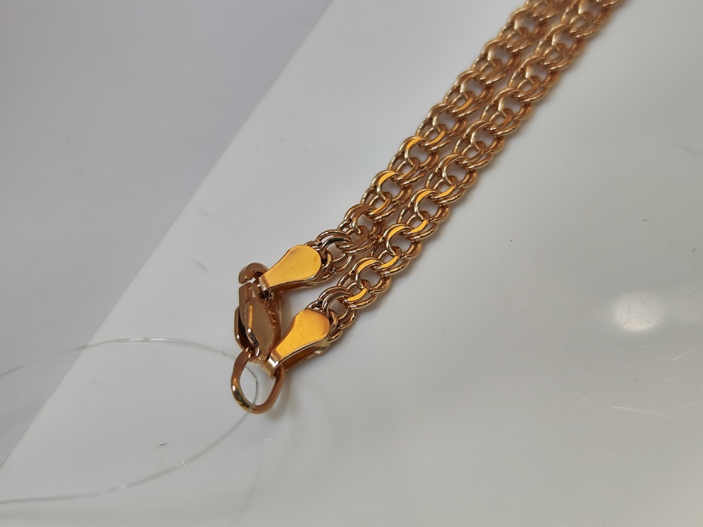 ЦЕПЬ ПУСТОТЕЛАЯ Бисмарк (Au 585)