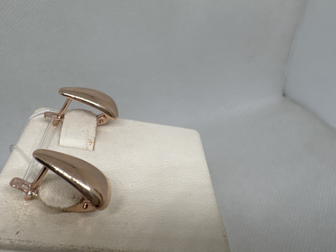 СЕРЬГИ БЕЗ КАМНЯ (Au 585)