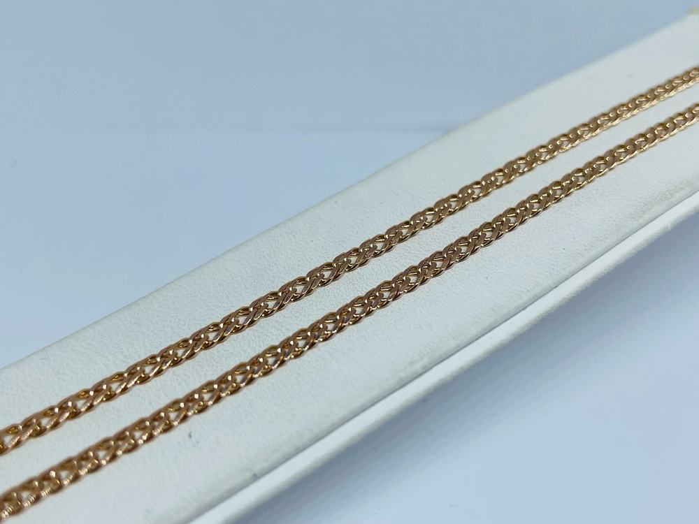 ЦЛР2585 ЦЕПЬ ПОЛНОВЕСНАЯ Ромб двойной (Au 585)