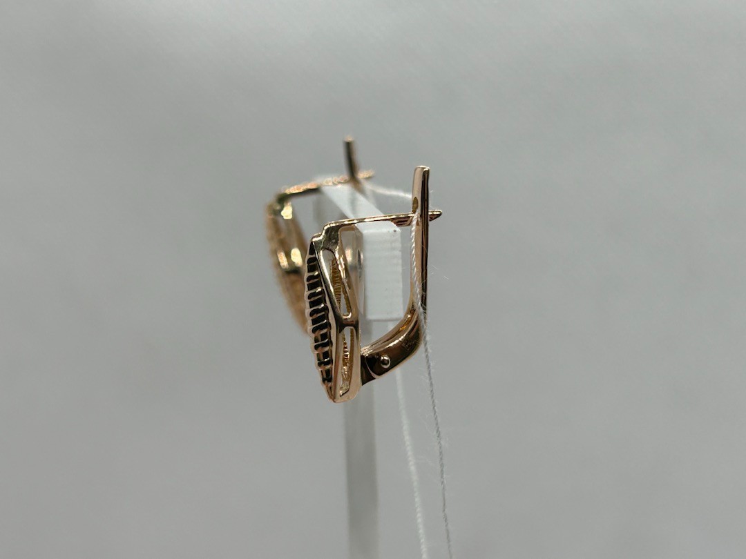 СБКМ583 СЕРЬГИ БЕЗ КАМНЯ (Au 583)