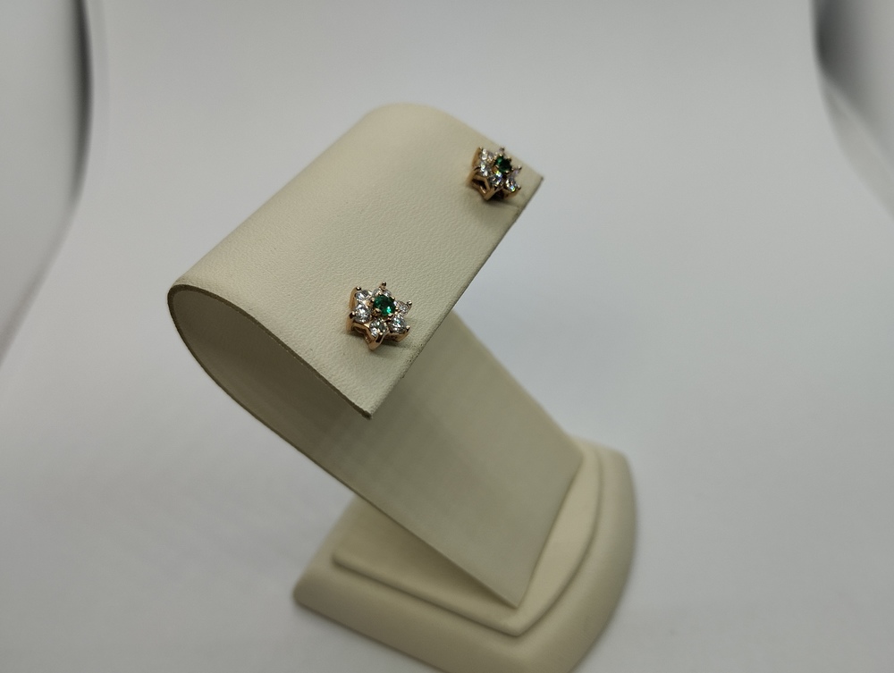 СЕРЬГИ С КАМНЯМИ (Au 585)