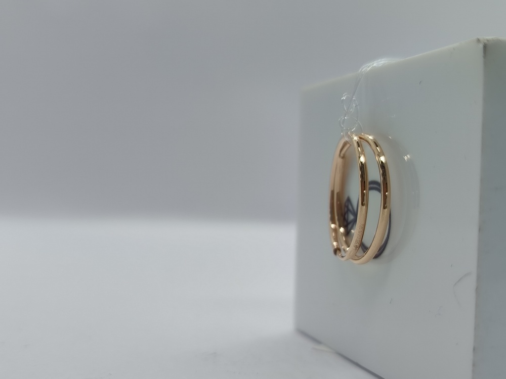 СЕРЬГИ КОНГО без камня (Au 585)