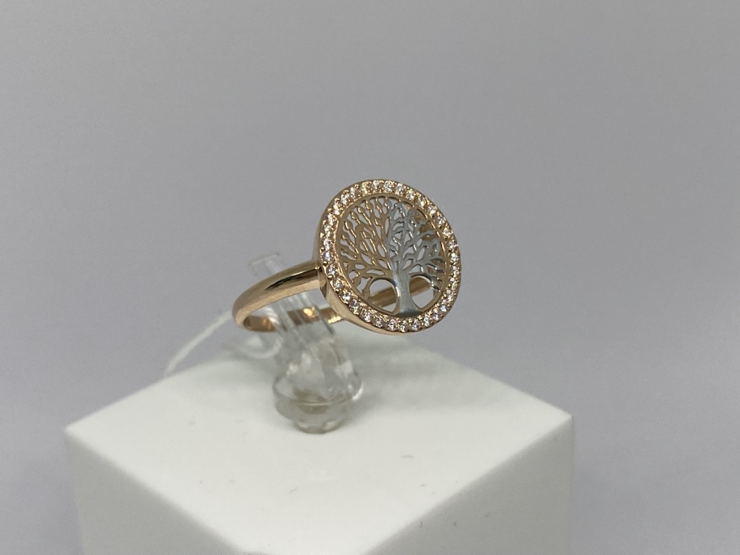 КОЛКМИ585 КОЛЬЦО С КАМНЯМИ (Au 585)