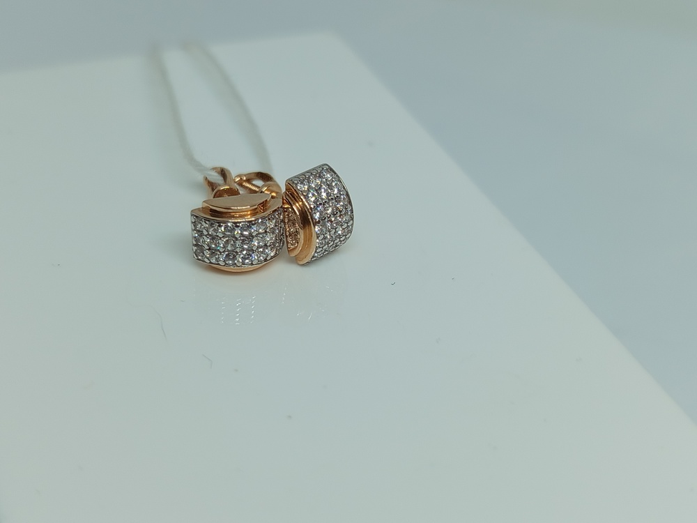 СКМИ375 СЕРЬГИ С КАМНЯМИ (Au 375)