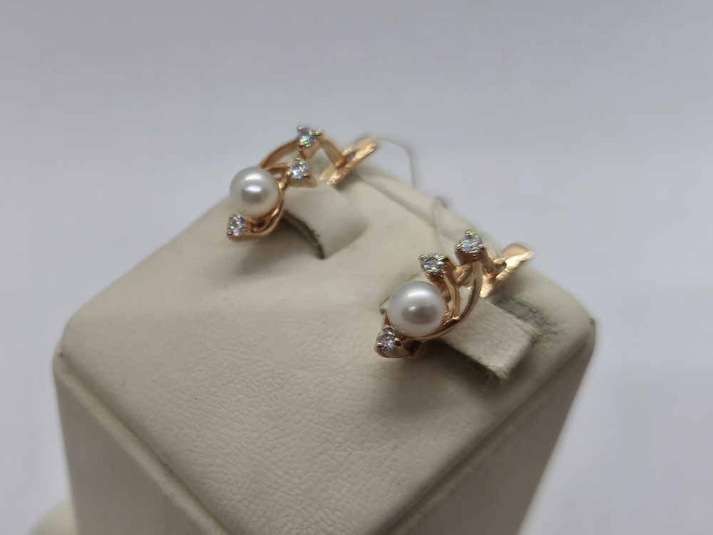 СЕРЬГИ С КАМНЯМИ (Au 585)