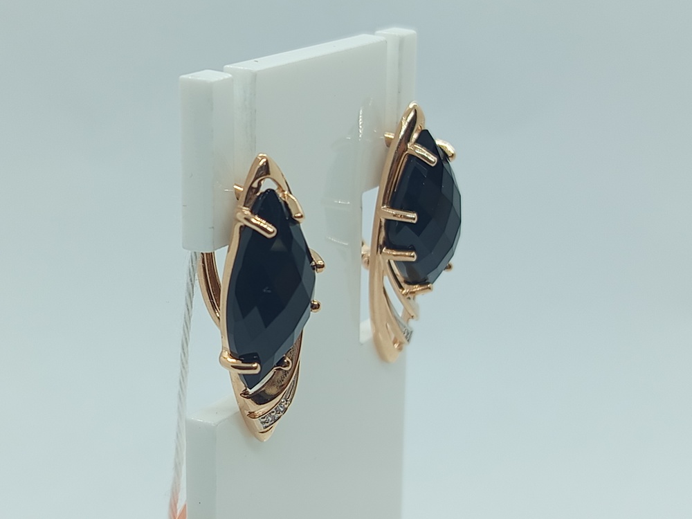 СЕРЬГИ С КАМНЯМИ (Au 585)