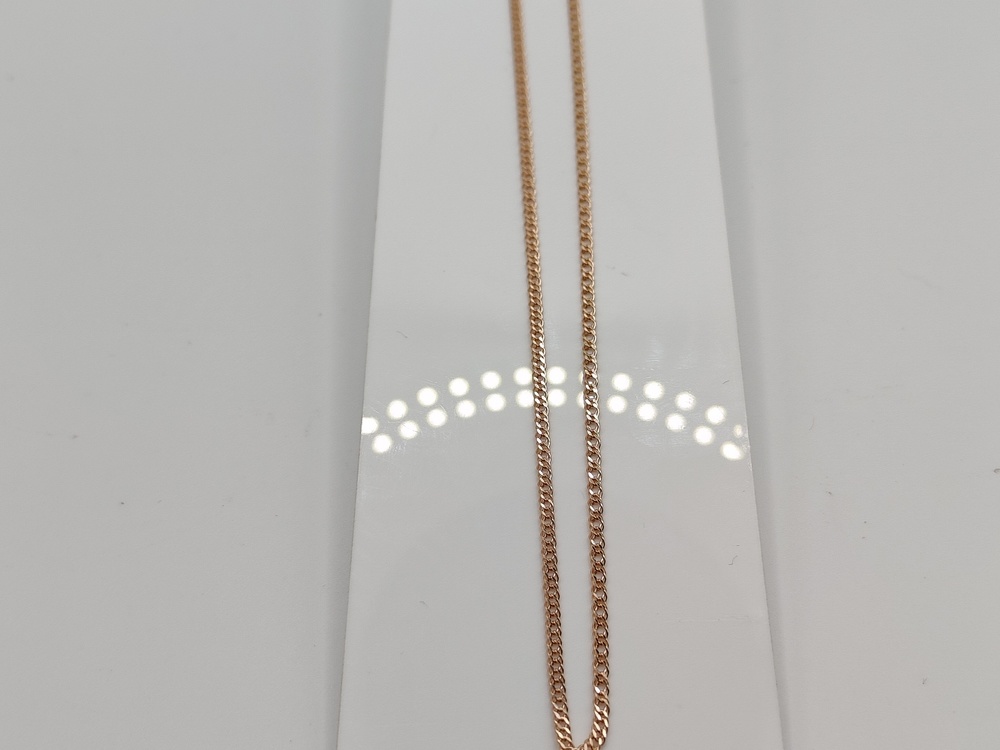 ЦЕПЬ ПУСТОТЕЛАЯ Ромб двойной (Au 585)