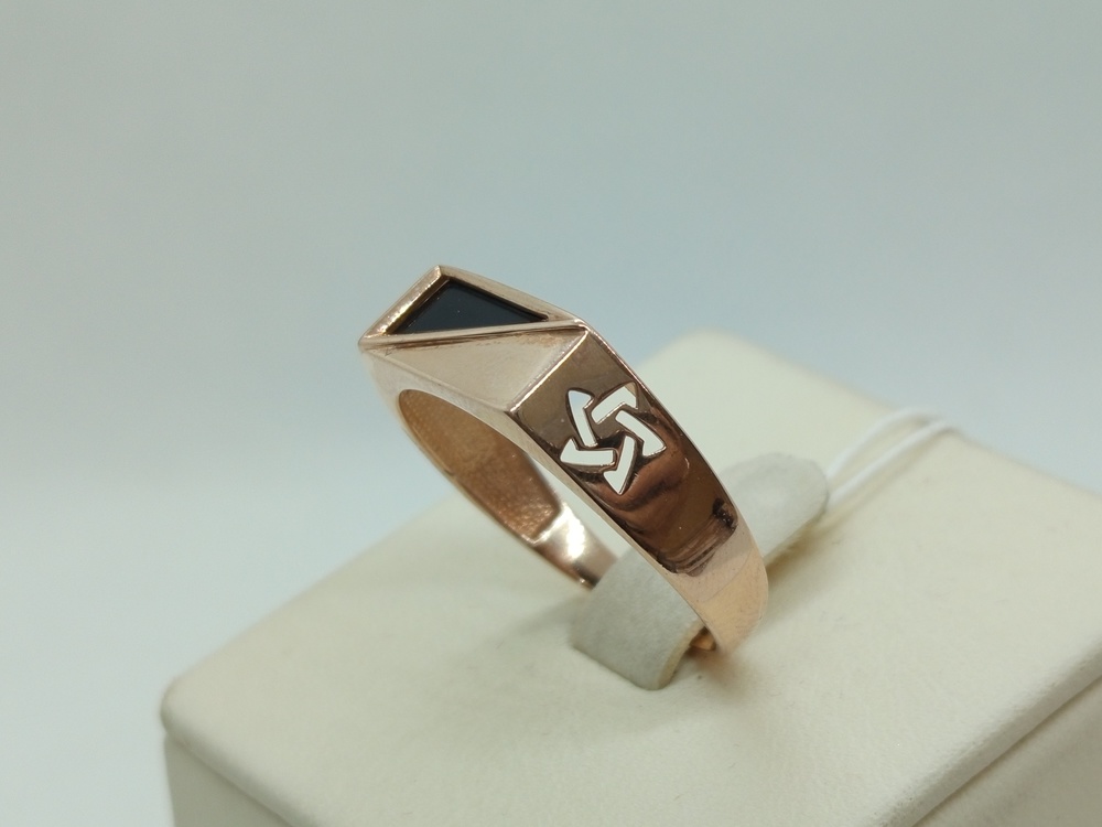 ПЕЧКМ585 ПЕЧАТКА С КАМНЕМ (Au 585)