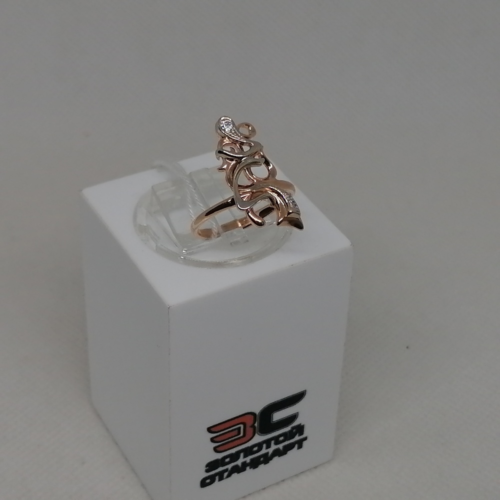 КОЛКМИ585 КОЛЬЦО С КАМНЯМИ (Au 585)