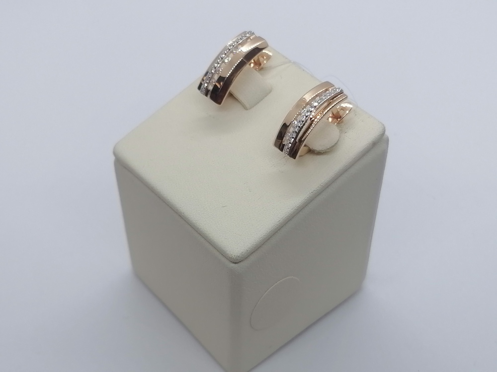 СЕРЬГИ С КАМНЯМИ (Au 585)