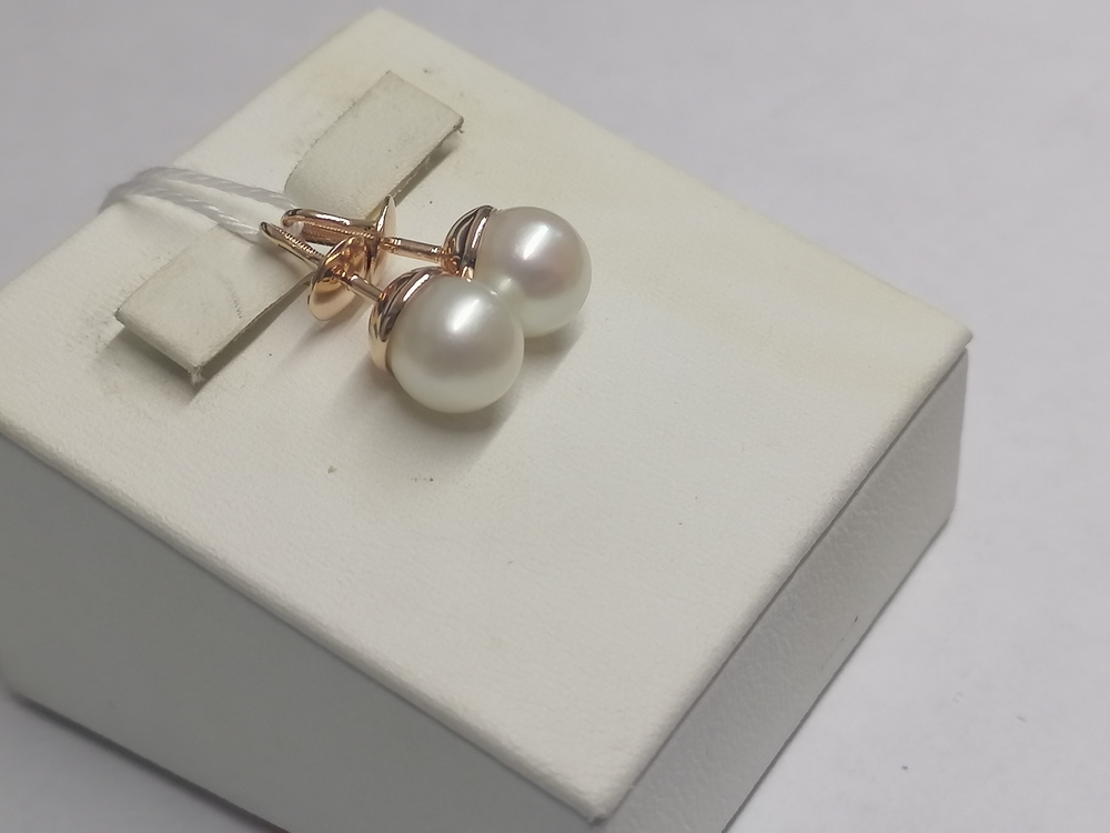 СКМ583 СЕРЬГИ С КАМНЕМ (Au 583)