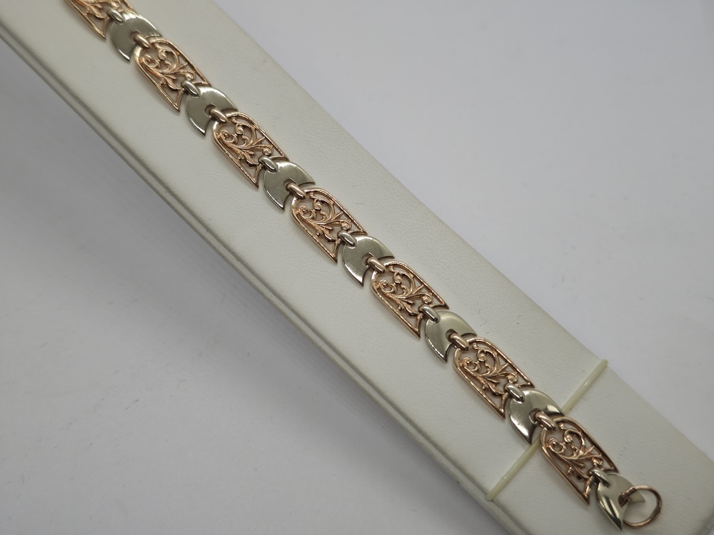 БРАСЛЕТ ПОЛНОВЕСНЫЙ Фантазия Au 585