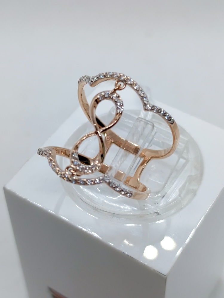 КОЛКМИ585 КОЛЬЦО С КАМНЯМИ (Au 585)