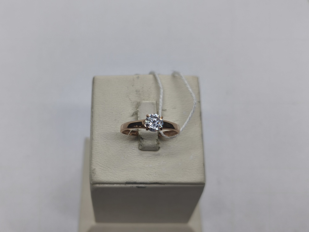 КОЛКМ585 КОЛЬЦО С КАМНЕМ (Au 585)