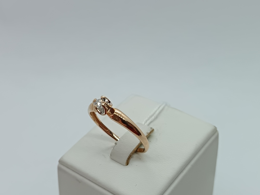 КОЛЬЦО БРИЛЛИАНТ Au 585