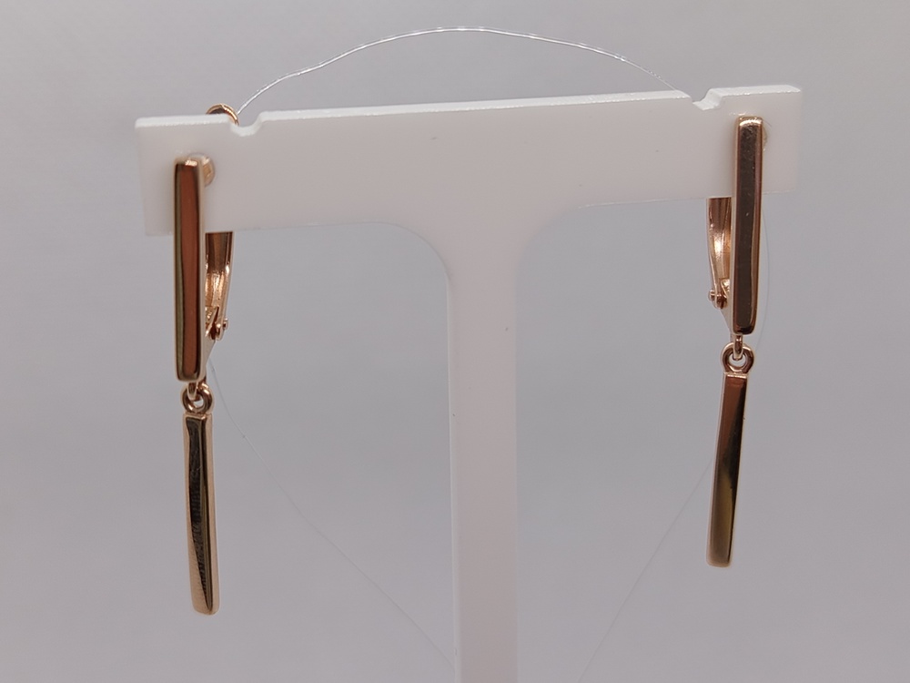 СЕРЬГИ БЕЗ КАМНЯ (Au 585)