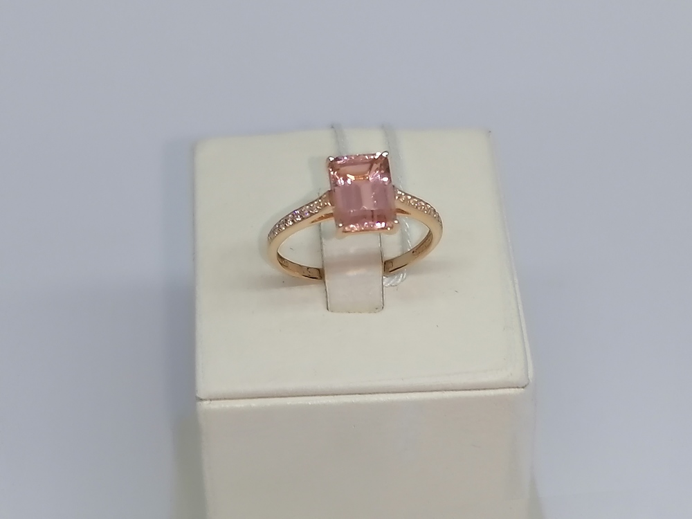 КОЛКМИ585 КОЛЬЦО С КАМНЯМИ (Au 585)