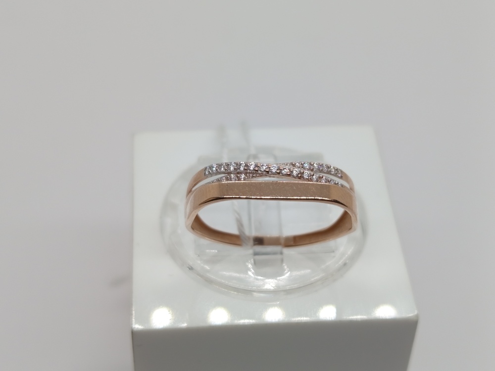 КОЛКМИ585 КОЛЬЦО С КАМНЯМИ (Au 585)