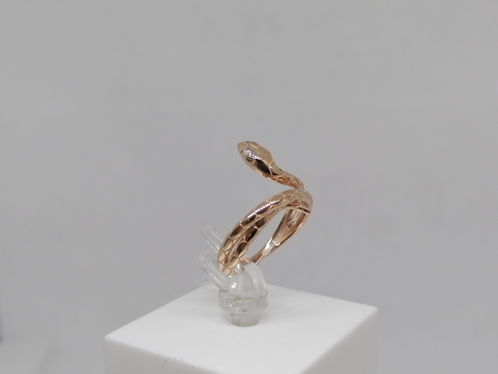 КОЛЬЦО С КАМНЯМИ (Au 585)