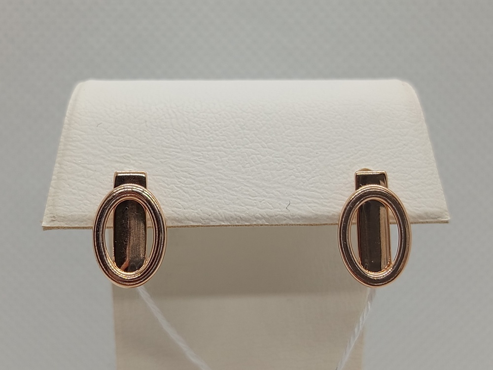 СЕРЬГИ БЕЗ КАМНЯ (Au 585)