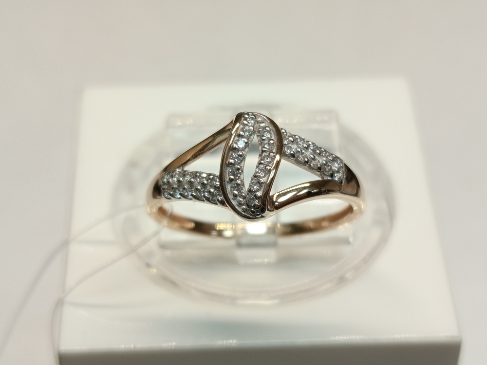 КОЛЬЦО С КАМНЯМИ (Au 585) КОЛЬЦО С КАМНЯМИ (Au 585)